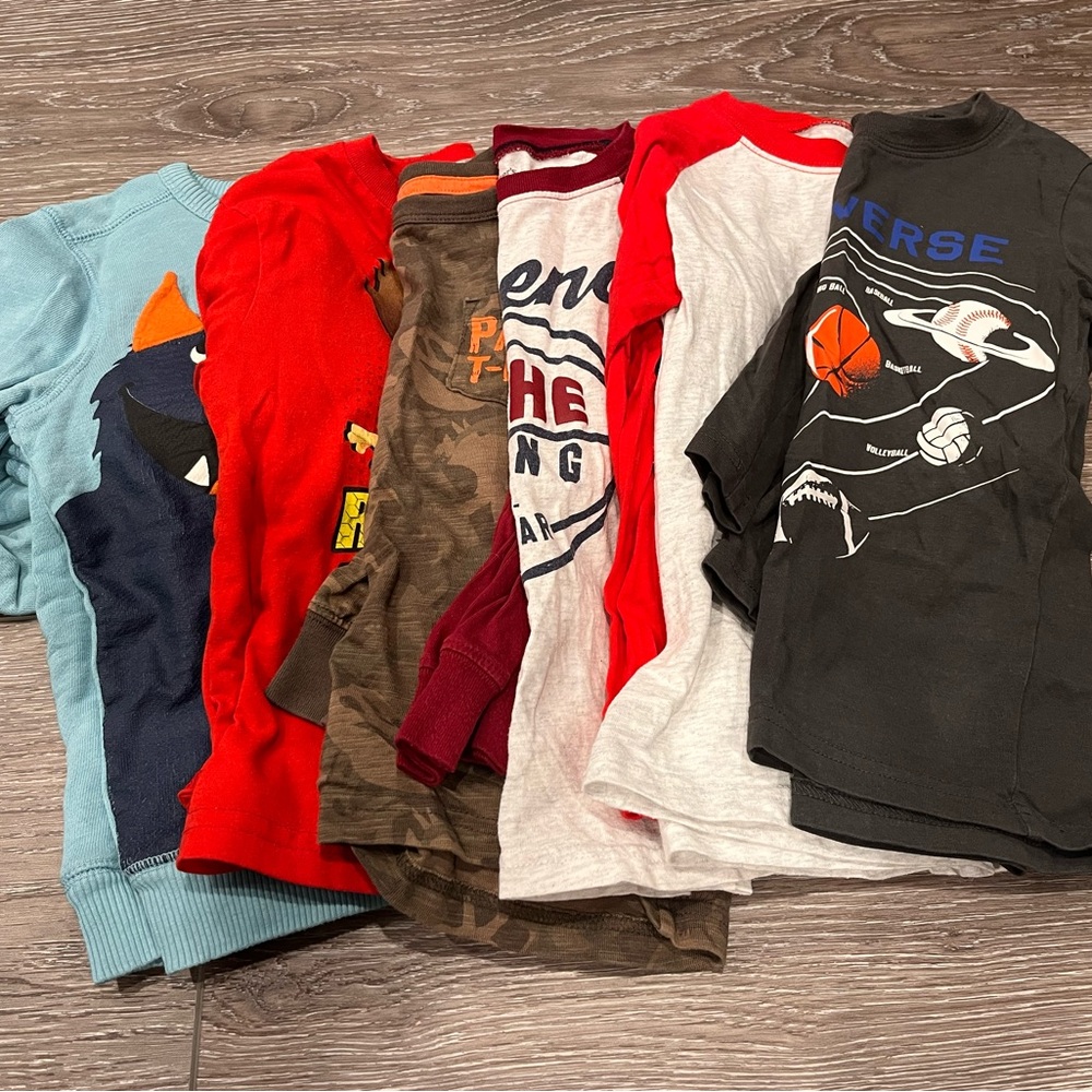Lot 1 Boys long Sleeve T-Shirts